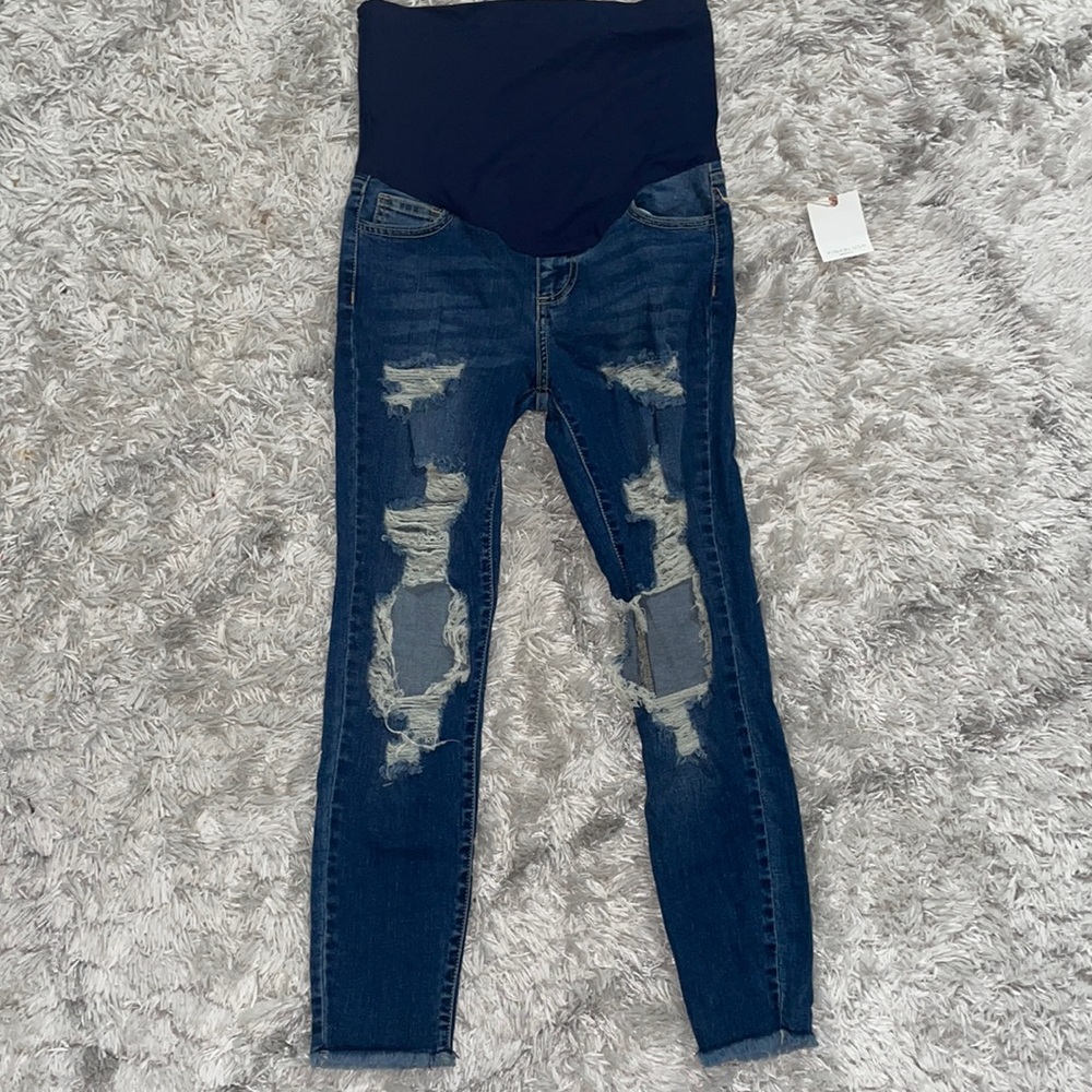 New Pink blush maternity jeans